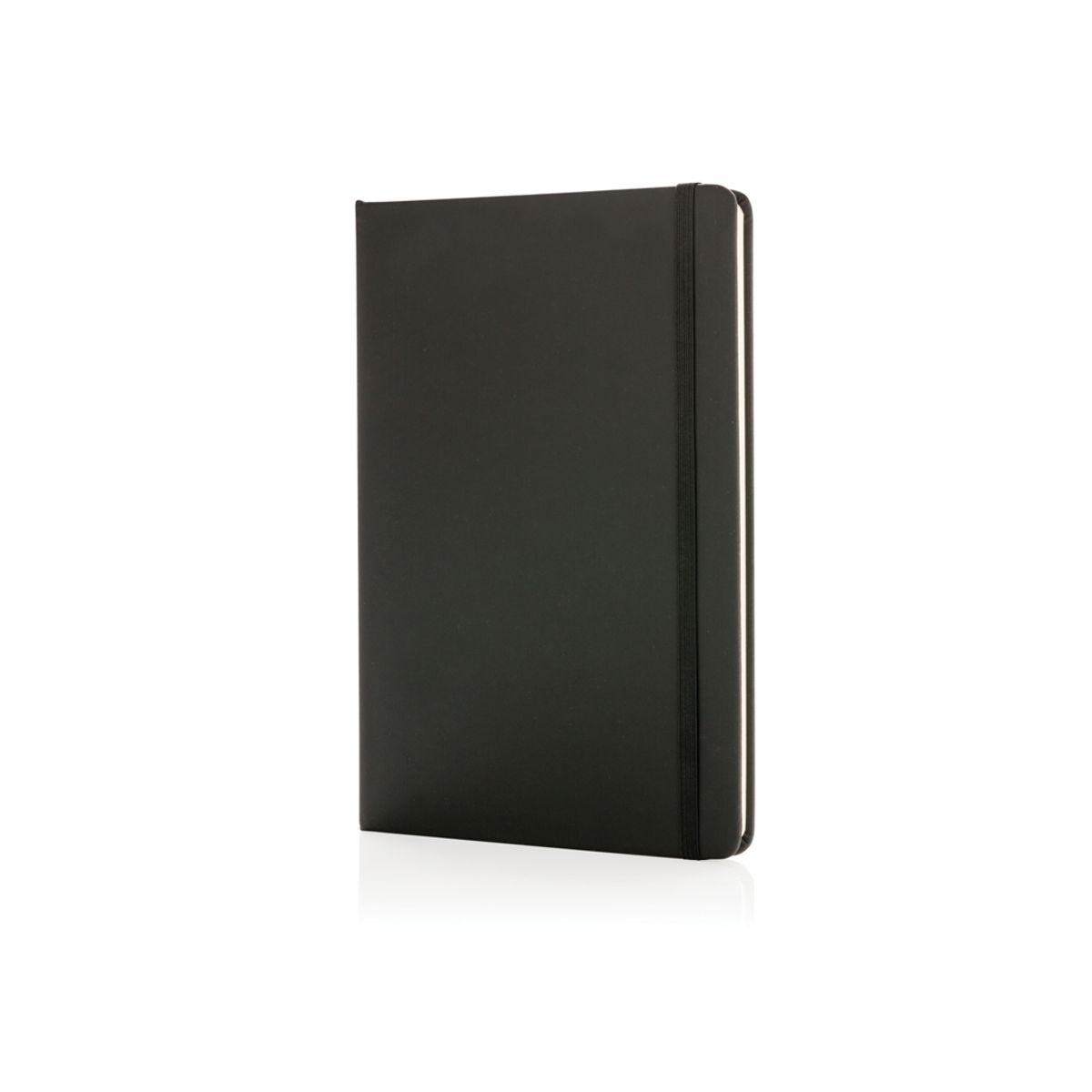 Standard Hardcover PU A5 Notesbog, Sort