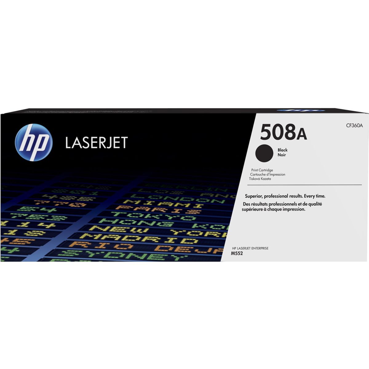 HP 508a Toner Cf360a Sort