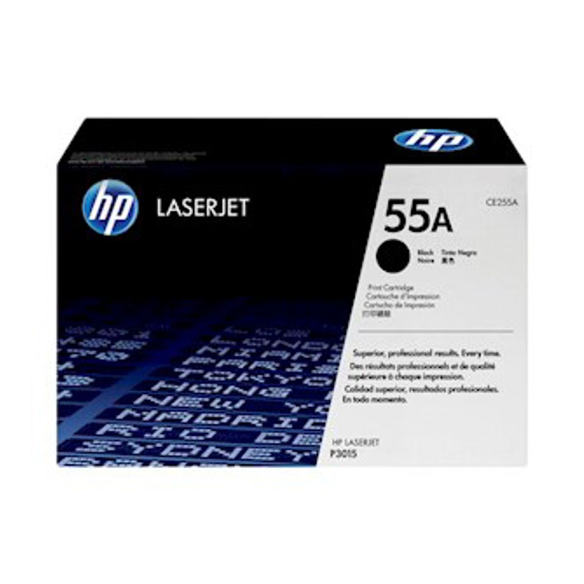 HP 55A Toner Ce255a Sort