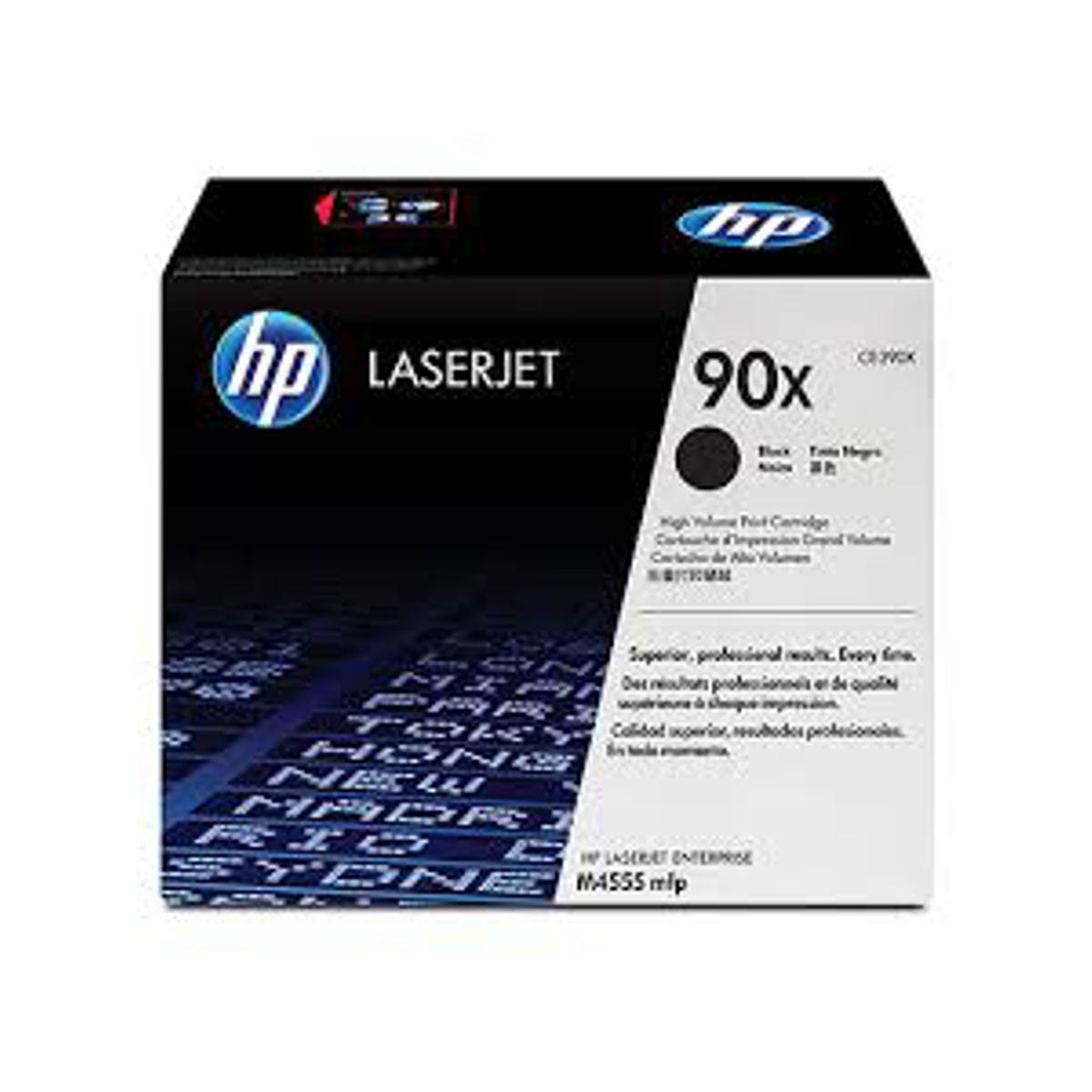 HP 90X Toner Ce390xd 2x Sort