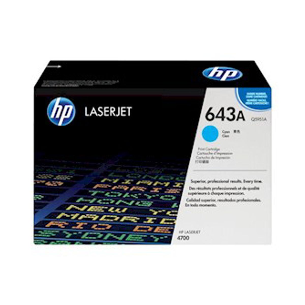 HP 643a Toner Q5951a Cyan