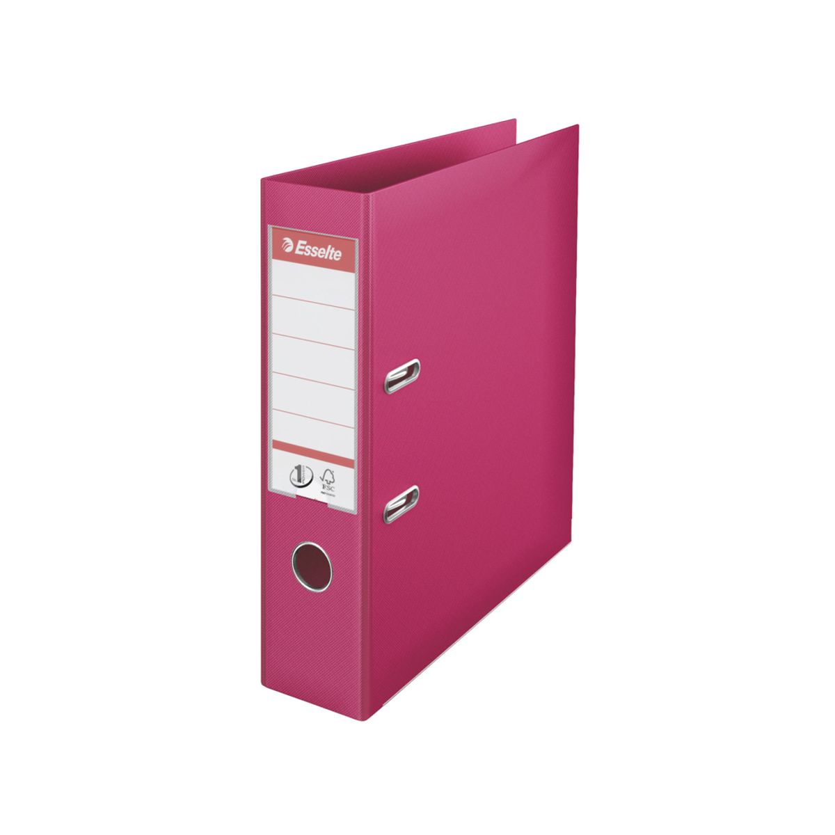 Brevordner Esselte No.1 A4 75 mm Fuchsia