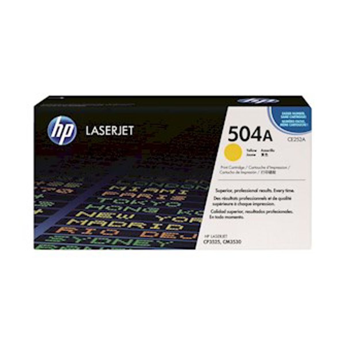 HP 504a Toner Ce252a gul