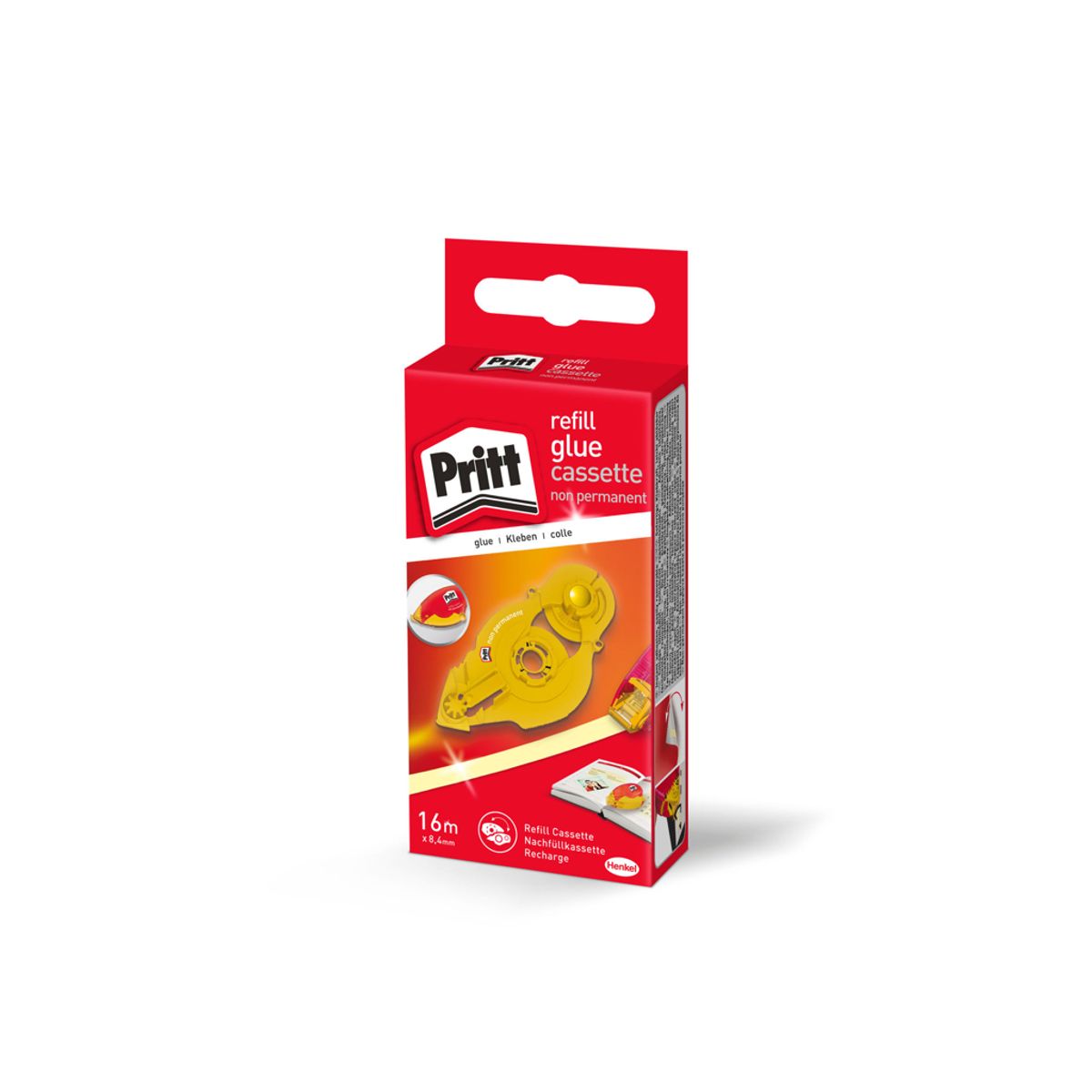 Lim Pritt Roller Refill Aftagelig 8,4 mm