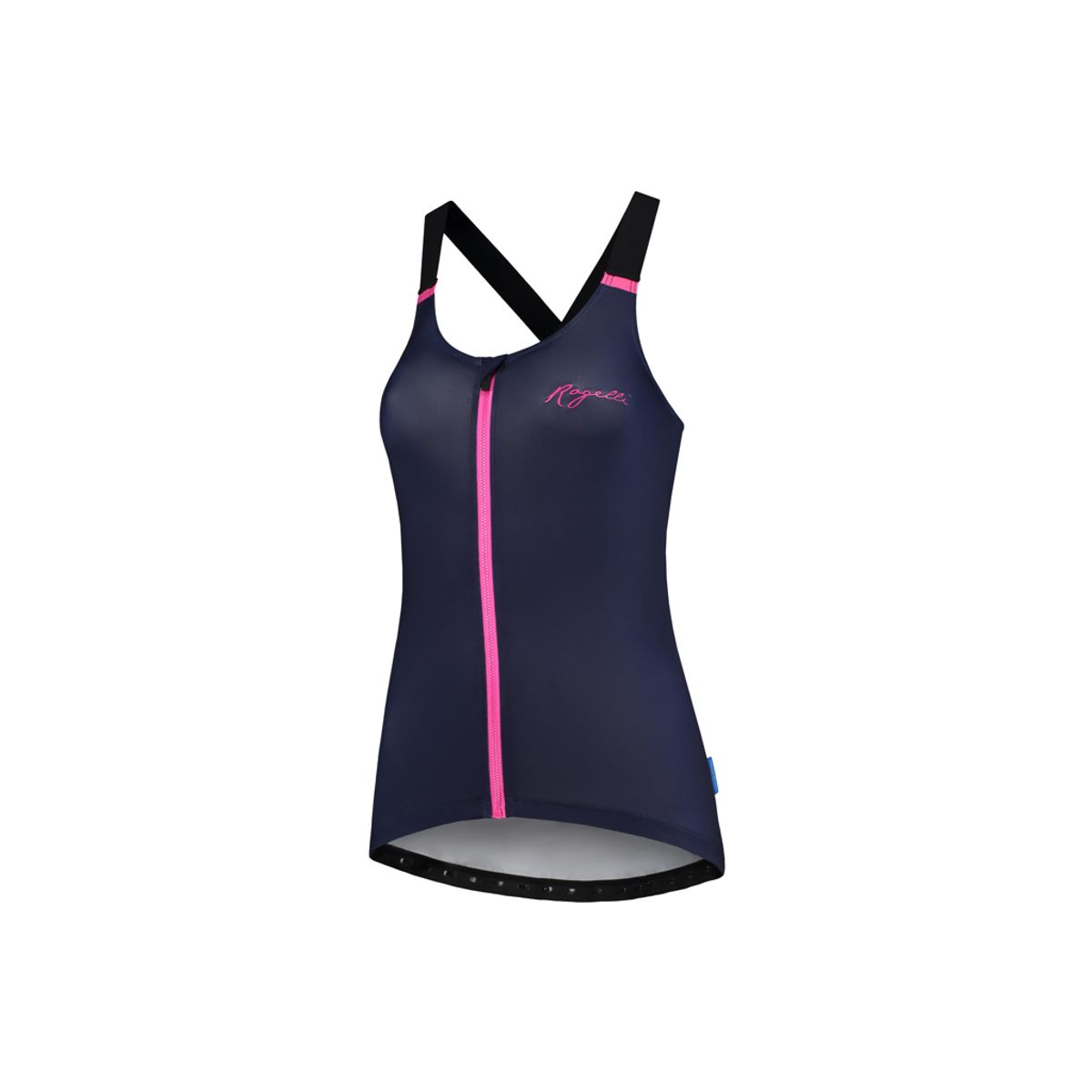 Rogelli Twist - Tank Top - Dame - Race Fit - Blå/Pink - Str. 2XL