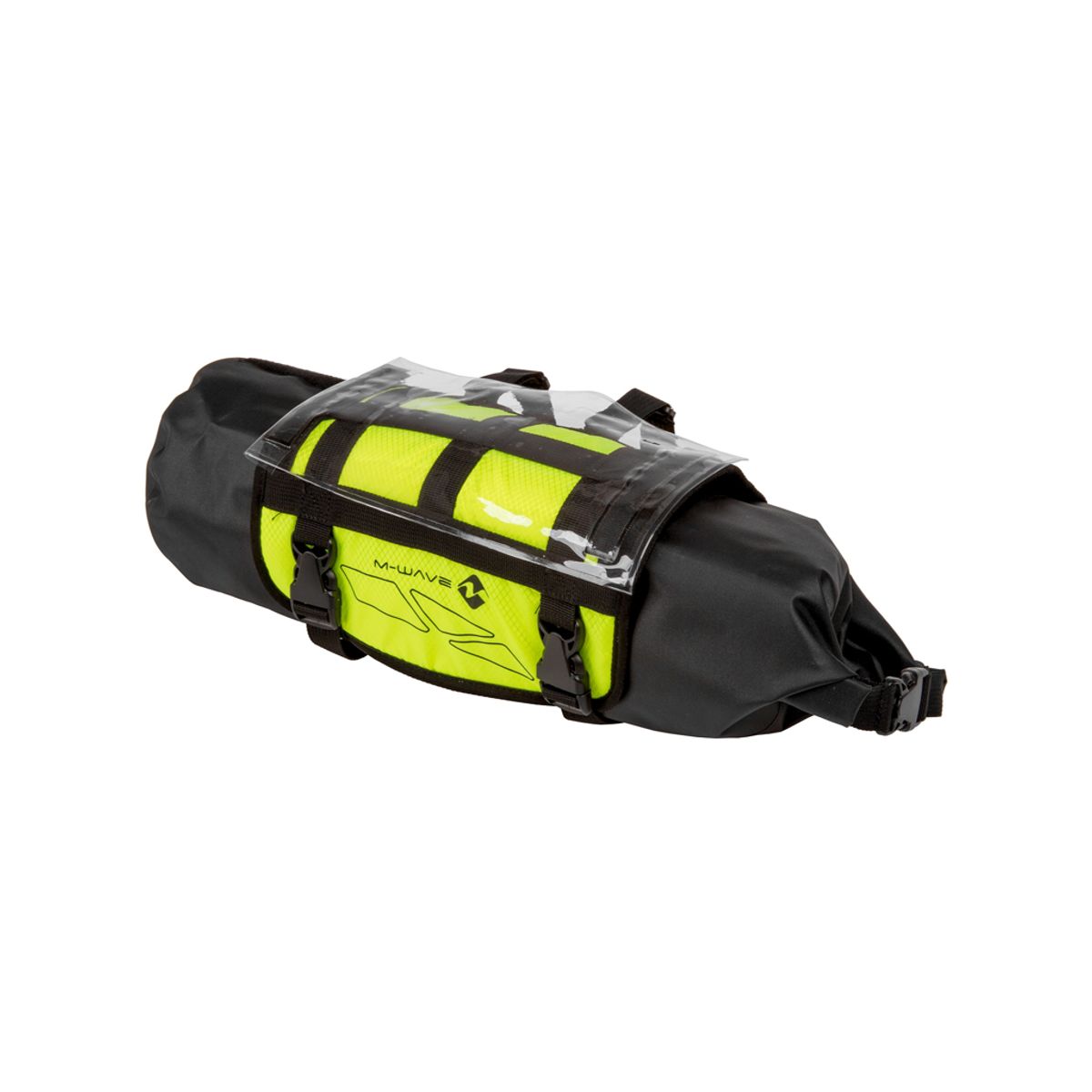 M-Wave Rough Ride - Cykeltaske til styr - 100% vandtæt - Neongul - Str. 10 liter