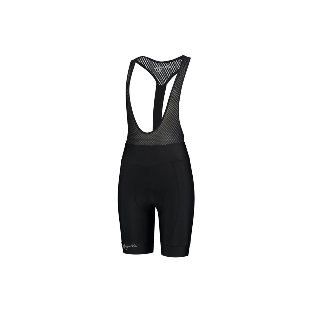 Rogelli Detach - Cykelbukser med seler - Dame - Active pude - Sort - Str. 2XL