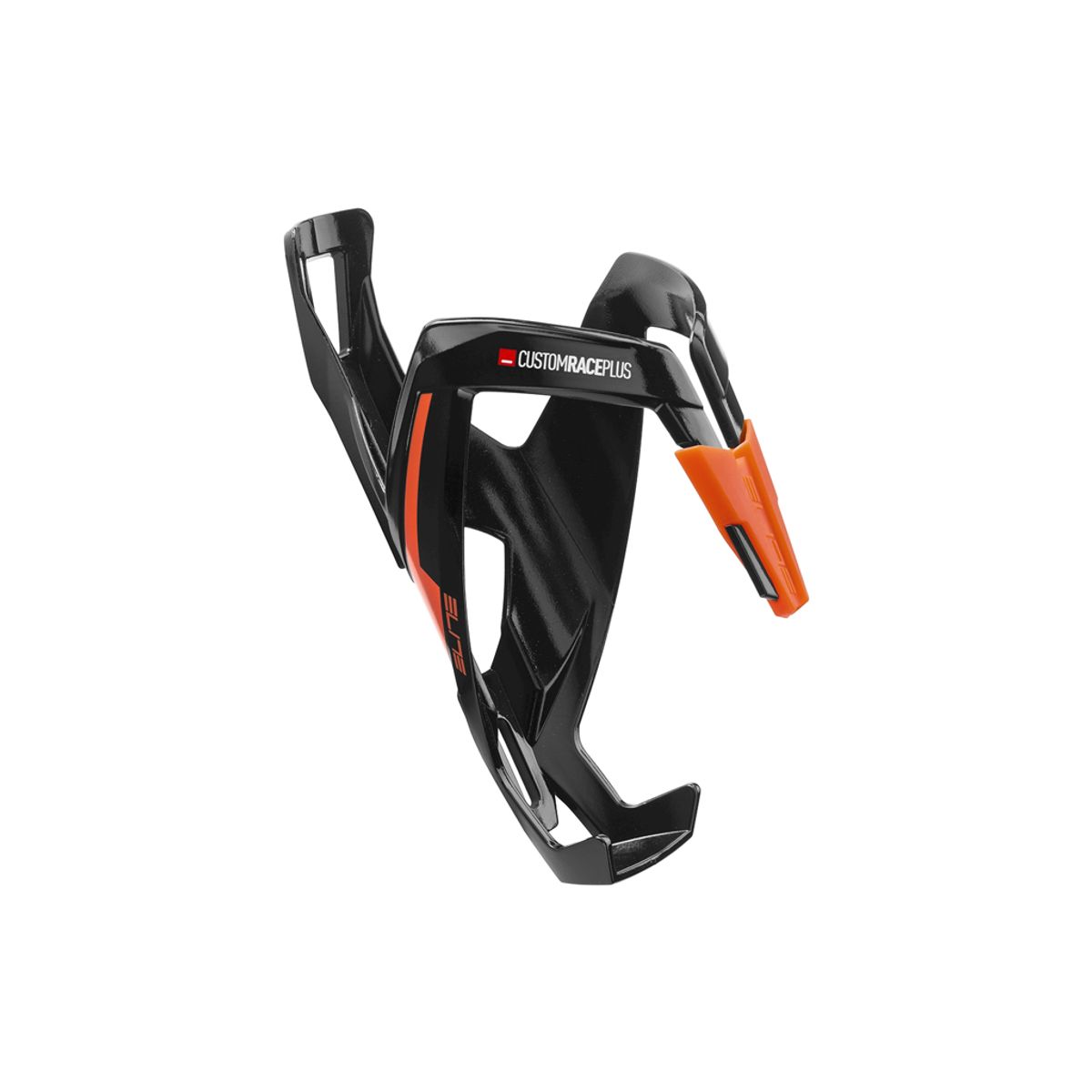 Elite Custom Race+ - Flaskeholder - Black Glossy Orange graphic