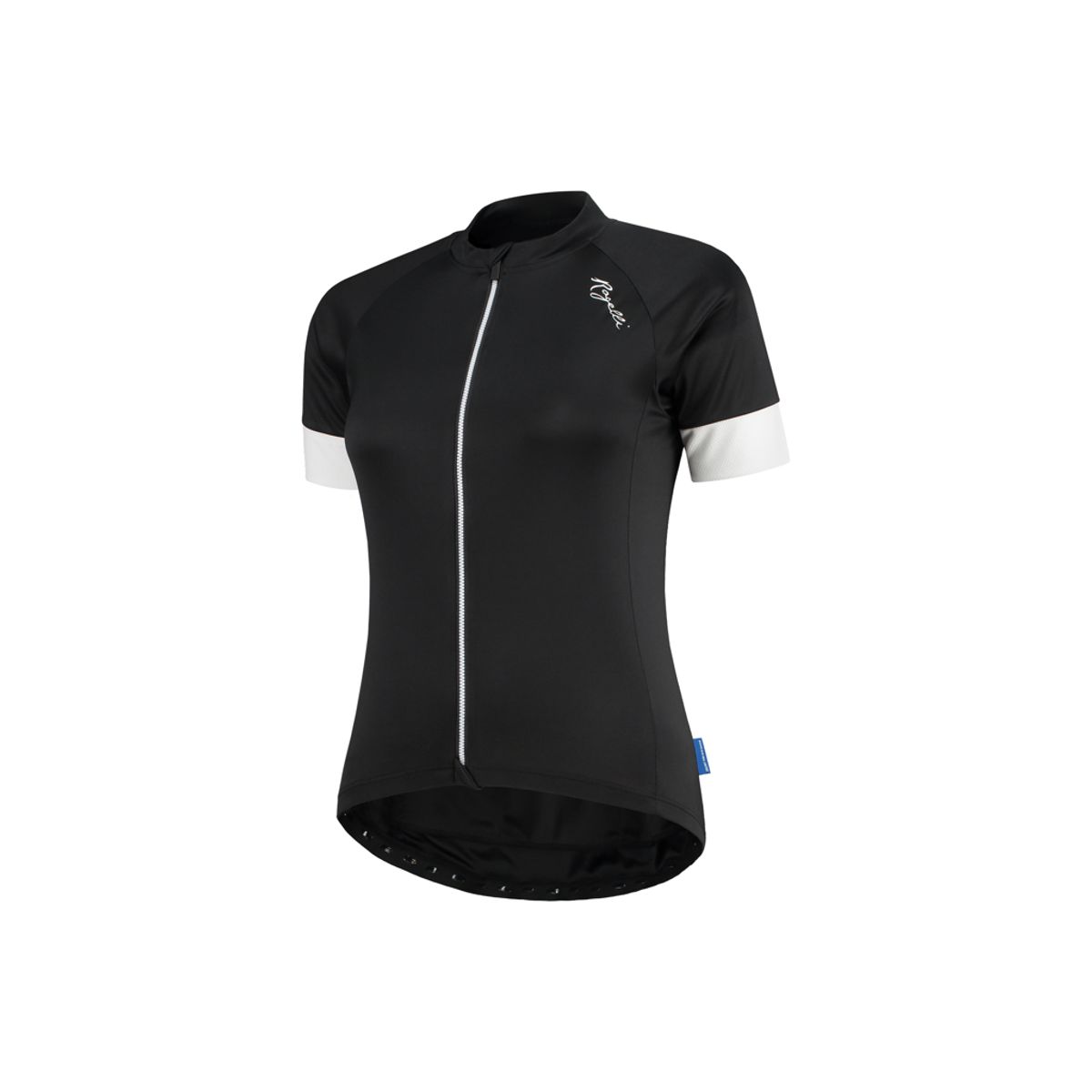 Rogelli Modesta - Cykelbluse - Dame - Korte ærmer - Comfort Fit - Sort/Hvid - Str. 2XL