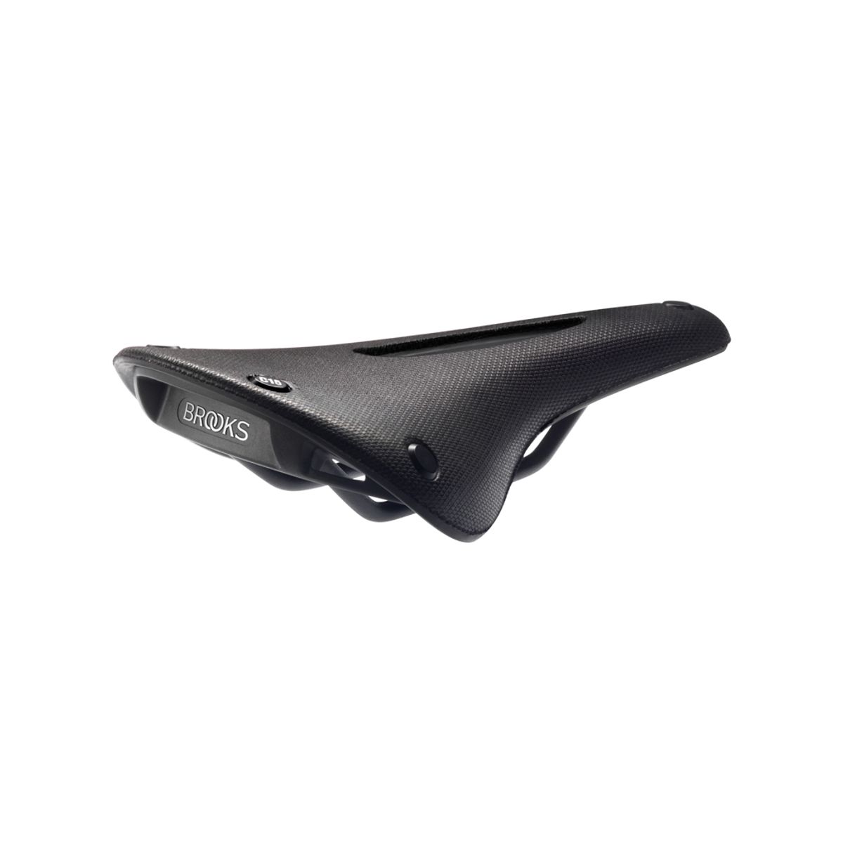 Brooks Cambium C15 C - Cykelsadel All Weather - Gummi/Nylon - Unisex - Sort