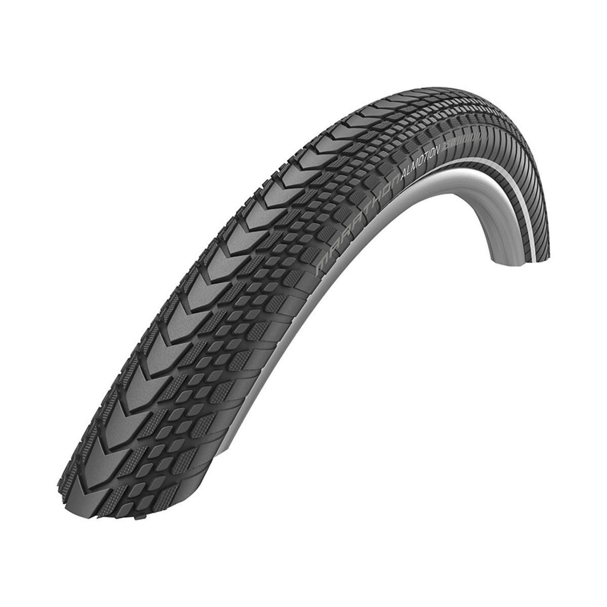 Schwalbe Marathon Almotion - Evolution Line - V-Guard - Foldedæk - 28x2,00 (50-622) E-25 - Sort