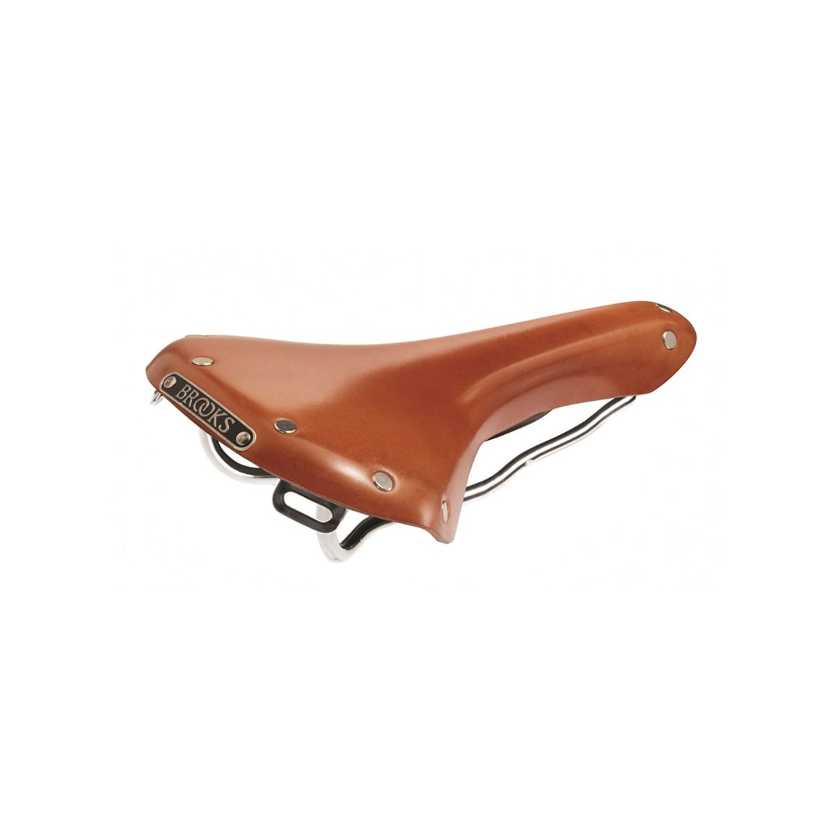 Brooks B15 - Cykelsadel Swallow - Læder - Unisex - Honey