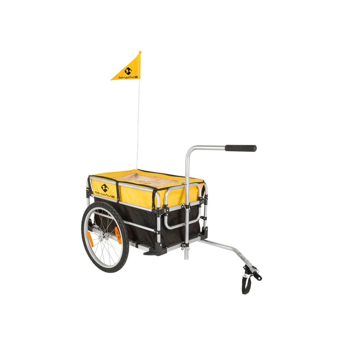 M-Wave Stalwart Carry Fold 1 - Cykeltrailer - Foldbar - Pulverlakeret aluminiumstel