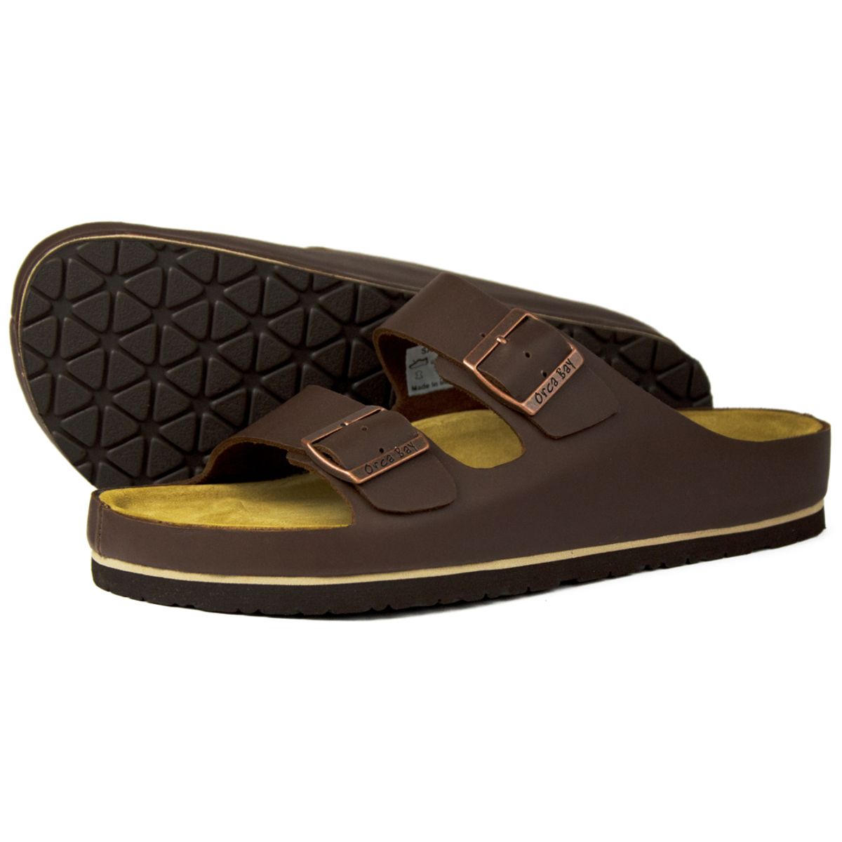 Orca Bay - Saba - Sandal til mænd - Dark Brown - Str. 46