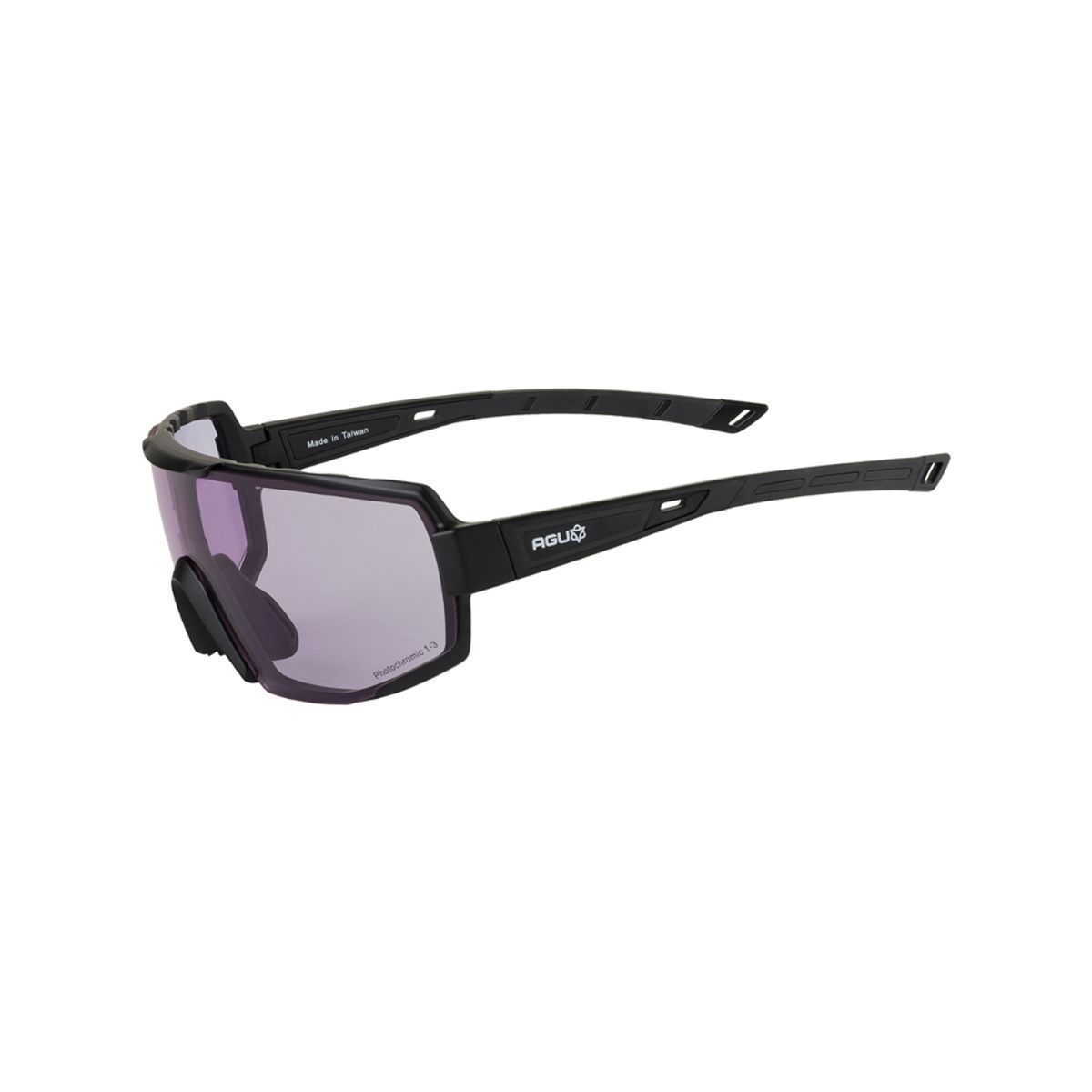 AGU - Bold - Sports- og Cykelbrille - Photokromisk linse - Mat Sort