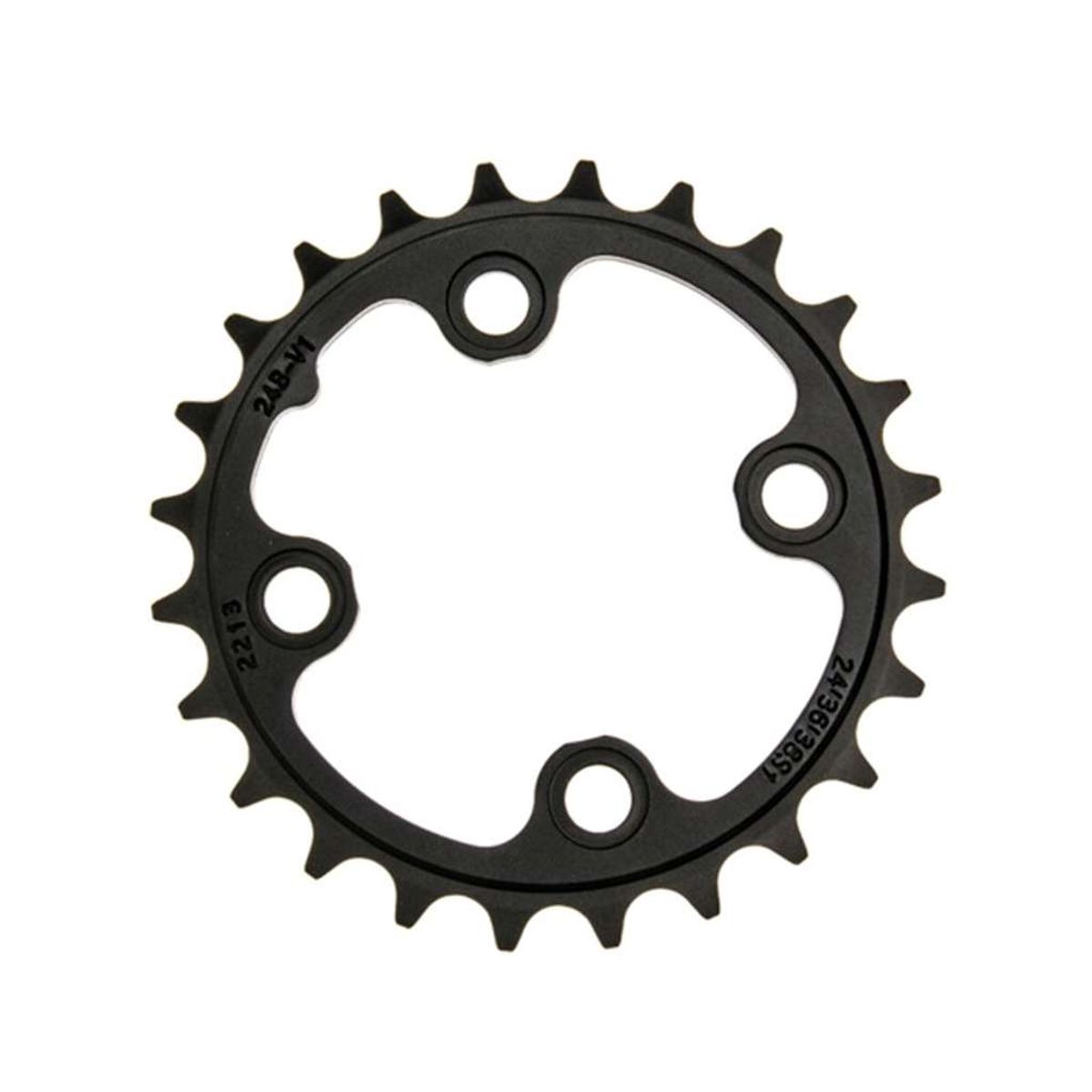 Sram - Klinge 24 Tands rund - 1 x 12 gear - 4 huls ø64mm - Sort