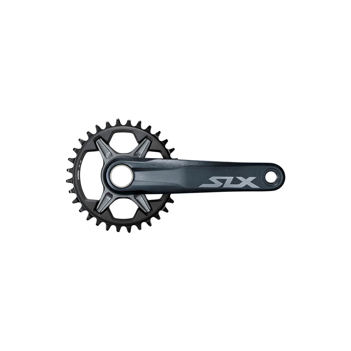 Shimano SLX - Kranksæt FC-M7120 - Sort - Single uden klinge 165 mm Pedalarme