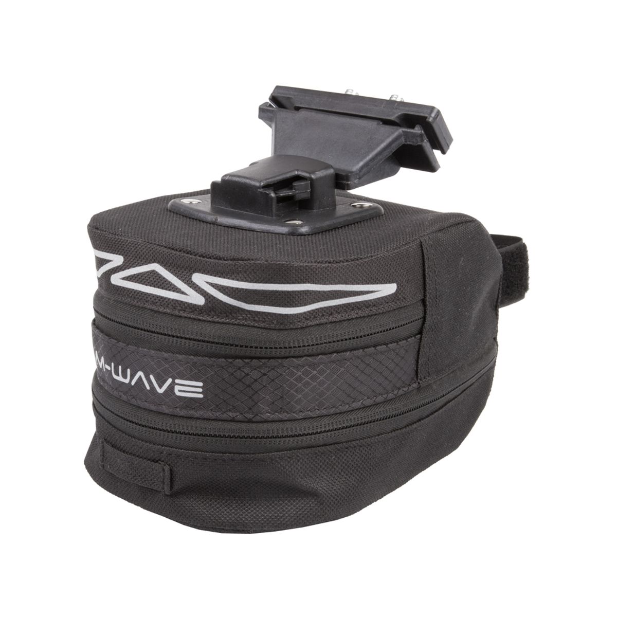 M-Wave Tilburg M - Cykeltaske til sadel - Clip On System - Sort - Str. 1 - 1.7 liter