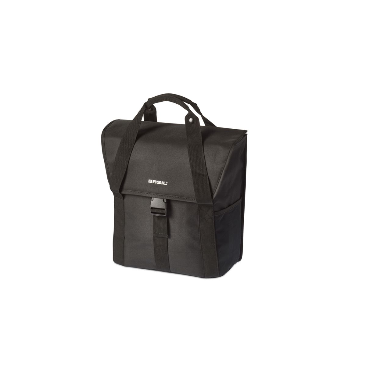 Basil Go Single bag - Cykeltaske - 16 liter - Solid black