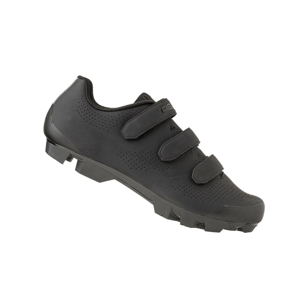 AGU M410 - Cykelsko MTB - Velcro - Sort - Str. 43