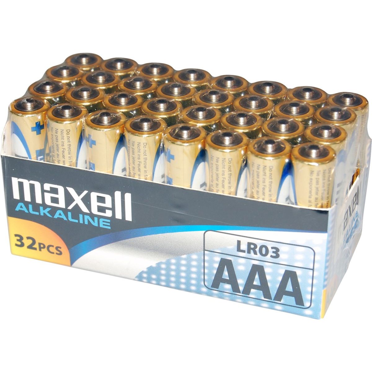 Maxell - Batteri - AAA/LR03 Alkaline SP - 32 stk