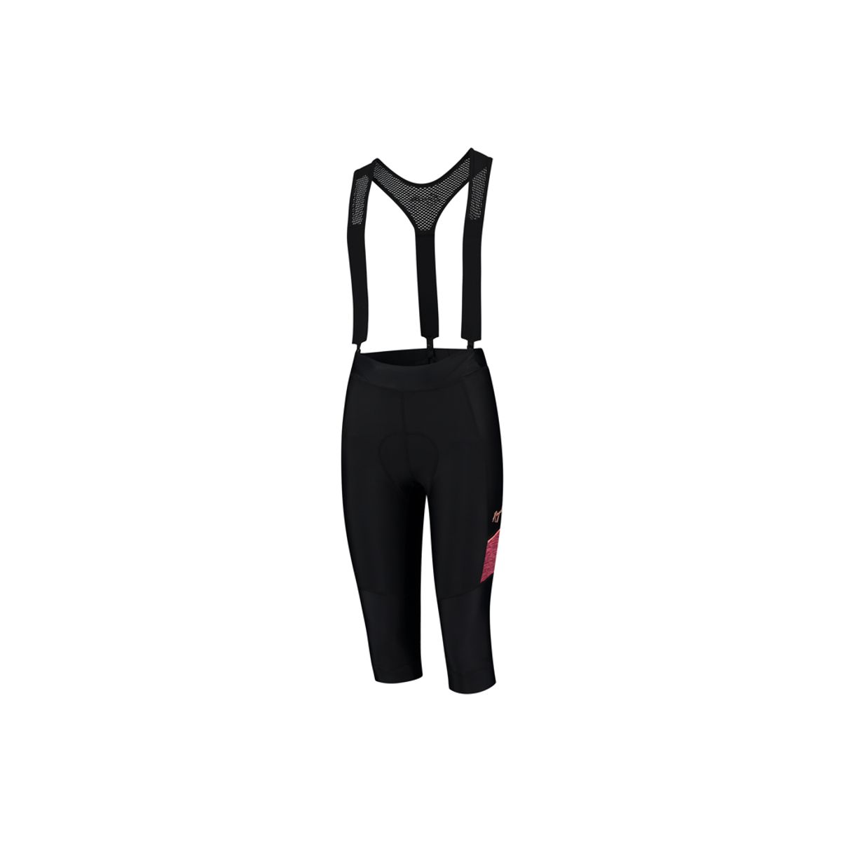 Rogelli Charm 2.0 - Cykelknickers med seler - Dame - EVO-1 pude - Sort - Str. XS