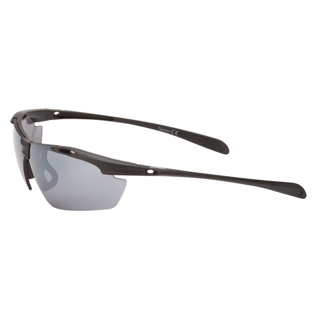 Ongear Finestre - Cykelbrille med PC Smoke flash mirror linse - Mat sort