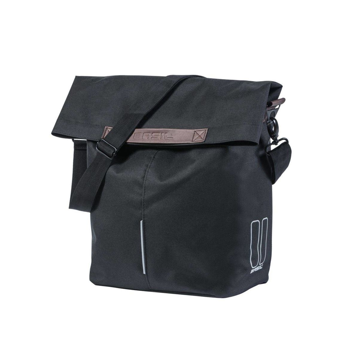 Basil City - Cykeltaske til bag - 14-16 liter - Black