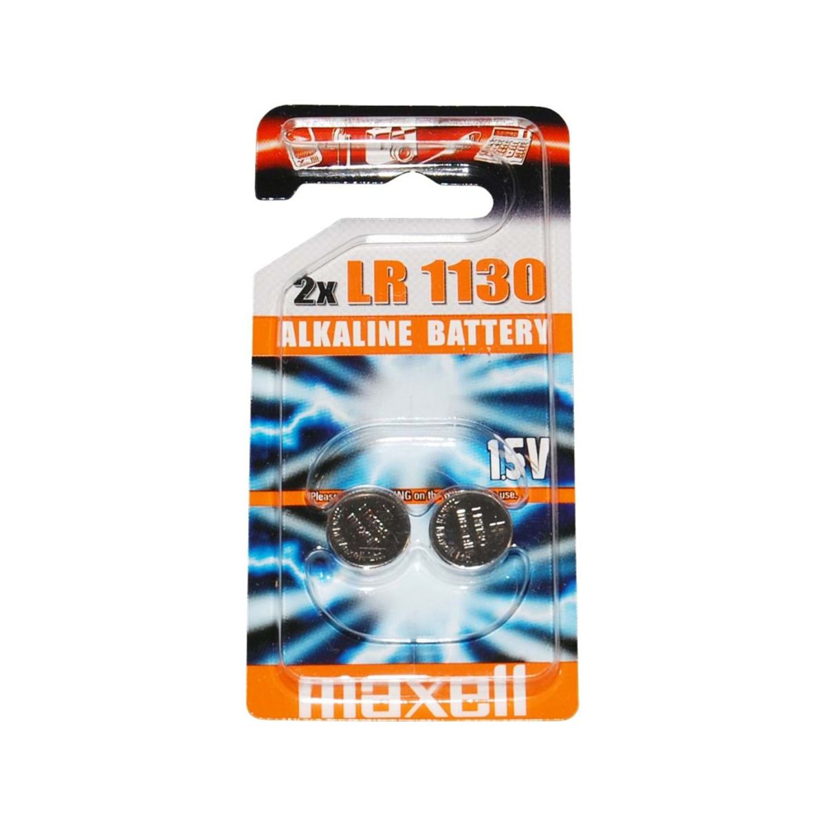 Maxell - Batteri - LR1130 Alkaline 1,5v - 2 stk