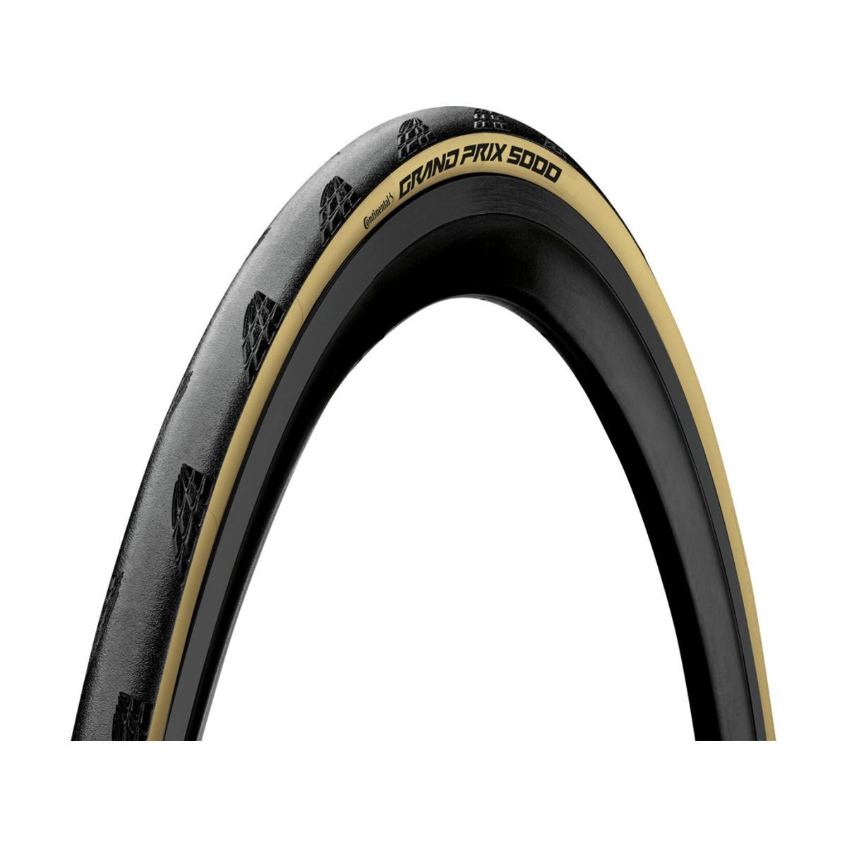 Continental Grand Prix 5000 - Foldedæk Road - 700x28c (28-622) - Sort/Cream