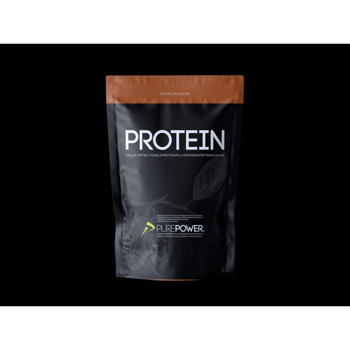 PurePower Proteinpulver - Valleproteindrik - Kakao 400 g