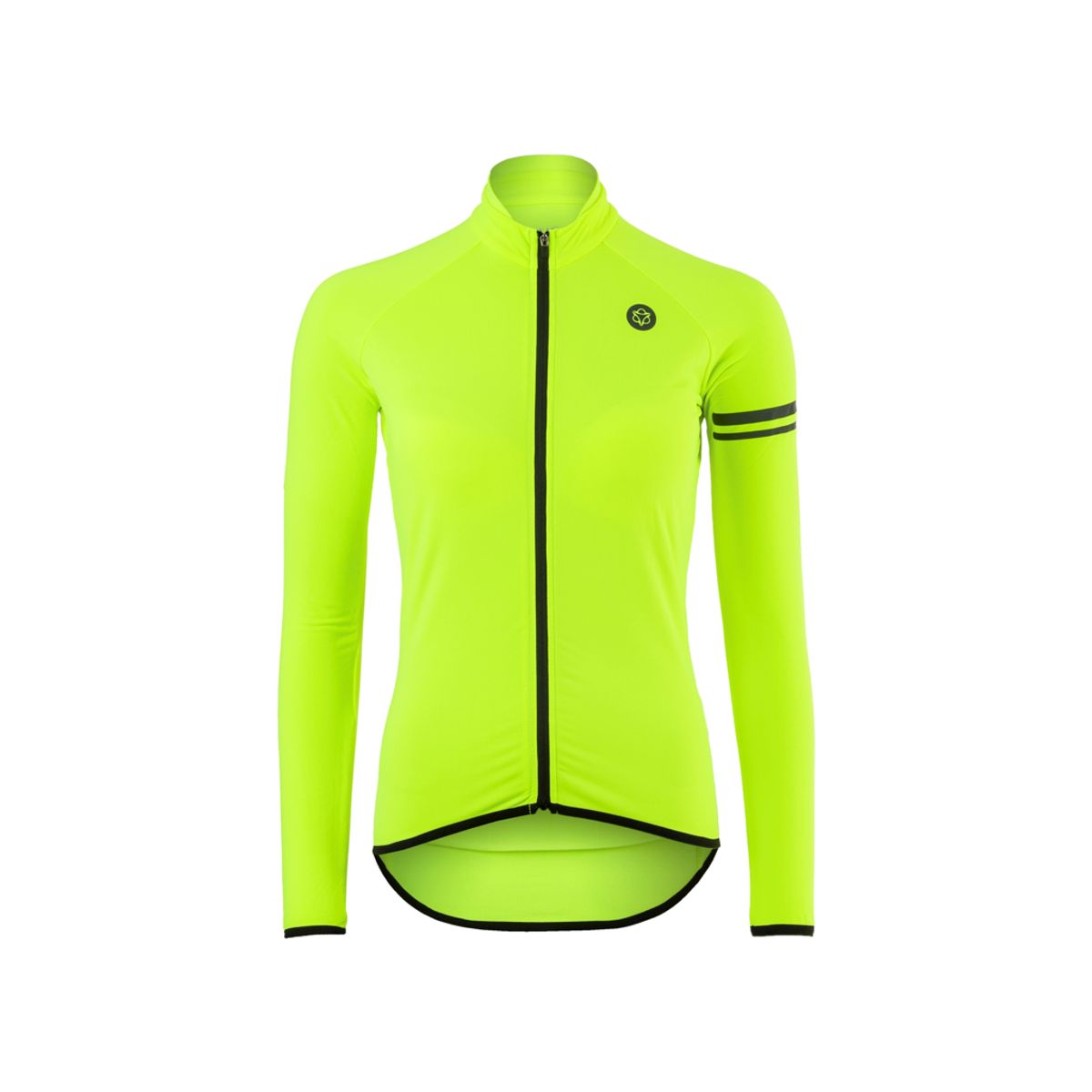 AGU Cykeltrøje - Thermo Essential - Lange ærmer - Dame - HI-VIS - Gul - Str. XL