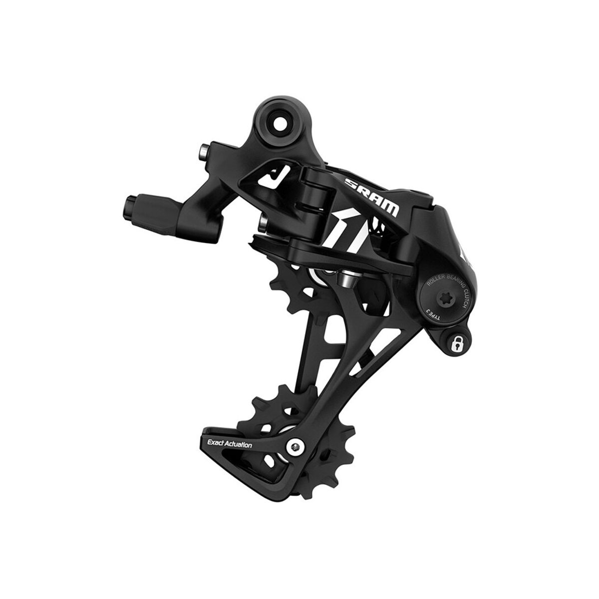 Sram Apex - Bagskifter - 1x11 gear - Lang laske - Sort