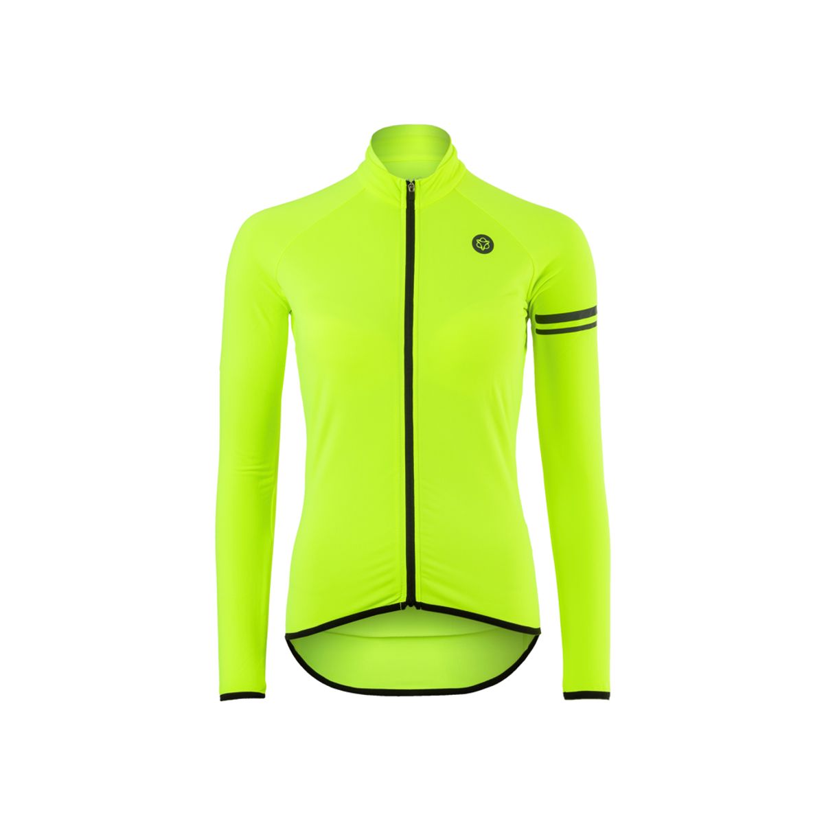 AGU Cykeltrøje - Essential Thermo - L/Æ - Neon Gul - Str. M