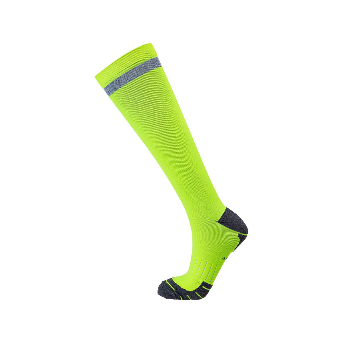 Endurance Torent Reflective Long - Løbestrømper m. kompression - Safety Yellow - Str. 39/