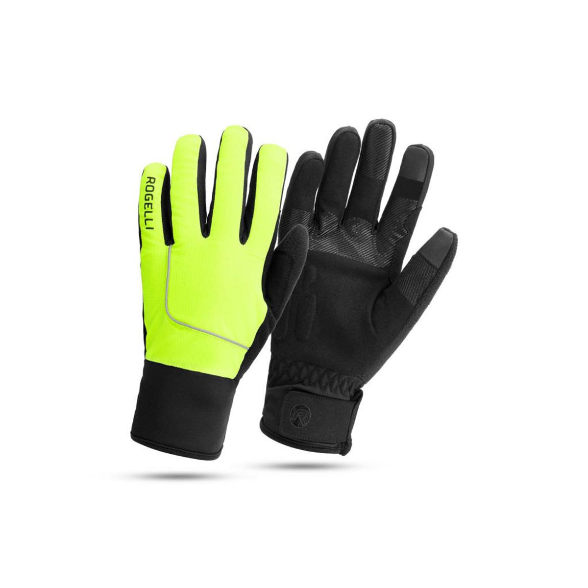 Rogelli Essential - Vinterhandsker - Flour-Yellow - Str. 3XL