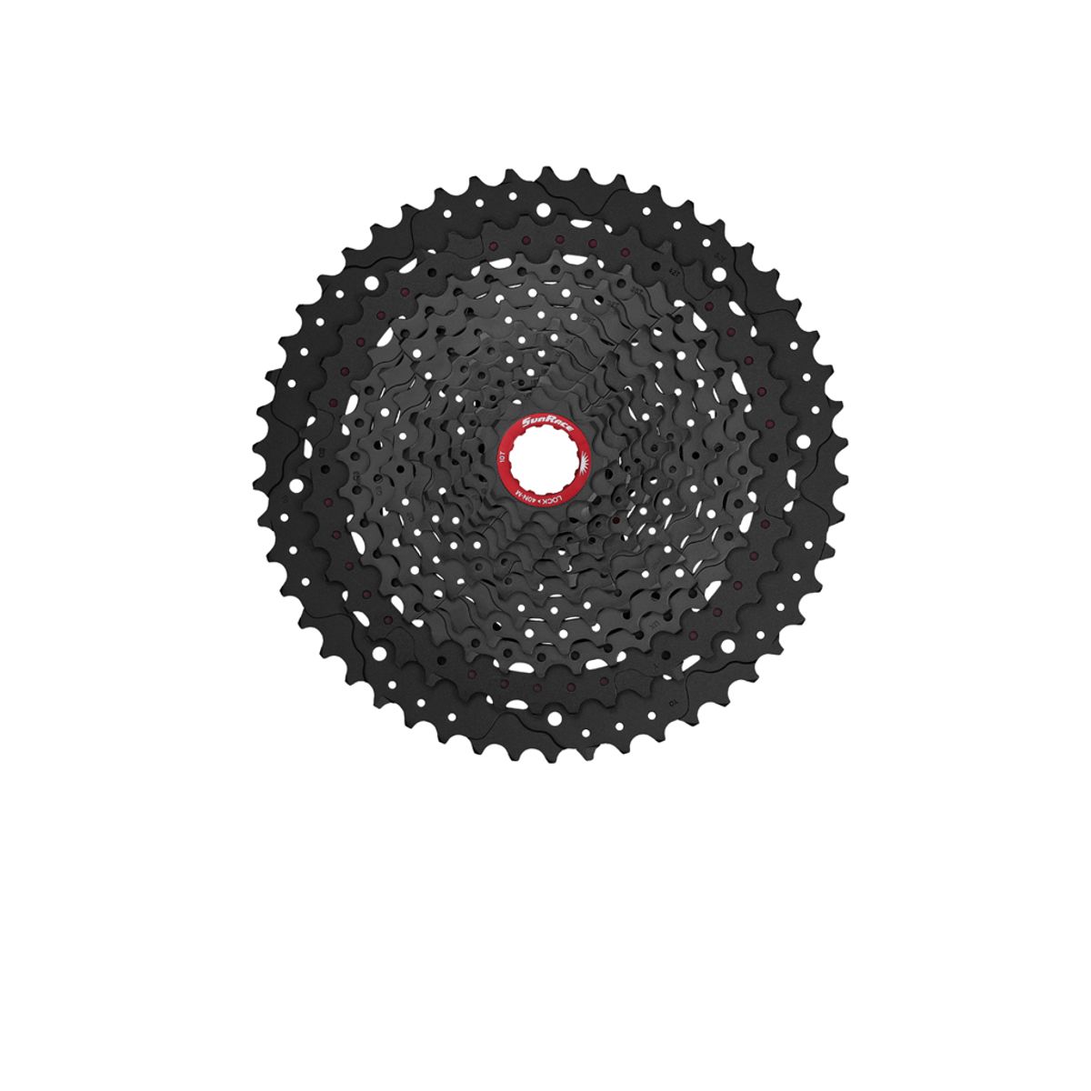 Sunrace CSMZ91X - Kassette 12 gear - 10-50 tands - MTB - Til Sram XD - Sort