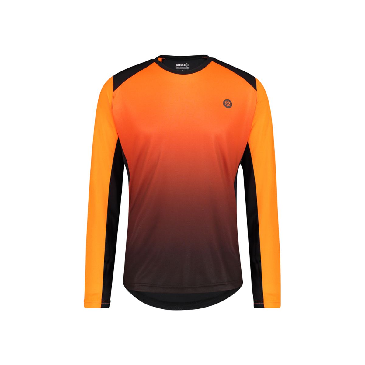 AGU - Cykeltrøje med lange ærmer - Loose fit - MTB - Neon Orange - Str. XXXL