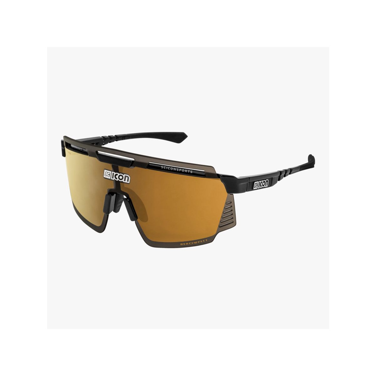 Scicon Aerowatt - Cykelbrille - Multimirror Bronze / Black Gloss