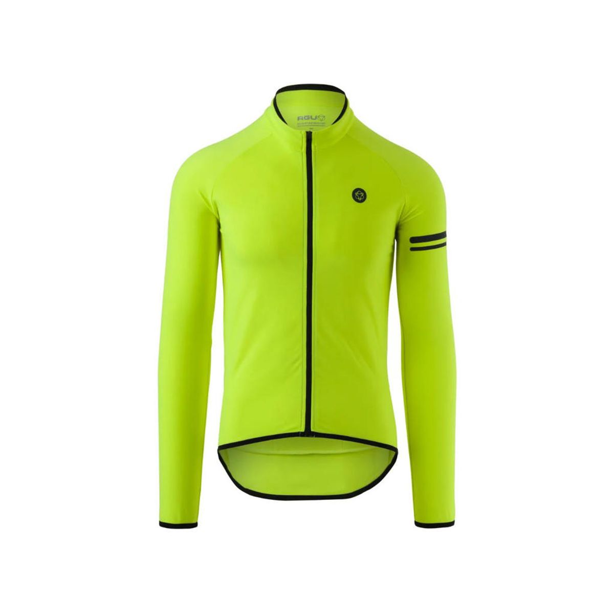 AGU Thermo Jersey Essential - Cykeltrøje - L/Æ - Hivis neon gul - Str. S