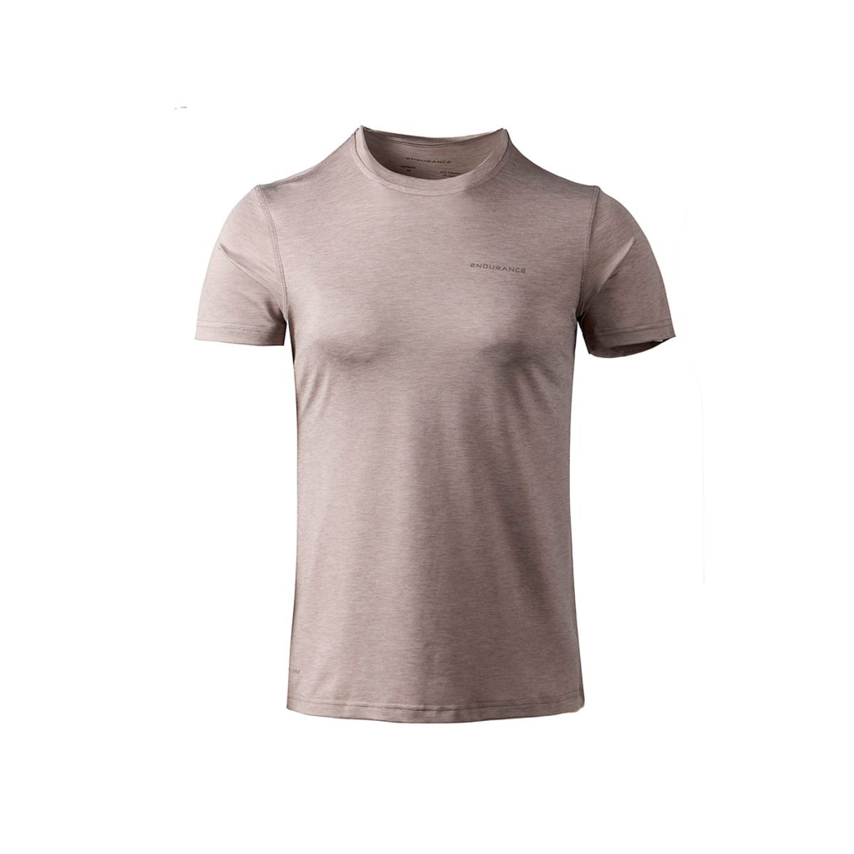 Endurance Maje Melange - T-shirt m. korte ærmer - Dame - Warm Taupe - Str. 40