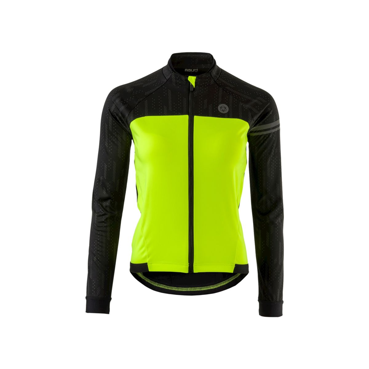 AGU Cykeljakke - Essential - Dame - HI-VIS - Sort/Gul - Str. XL