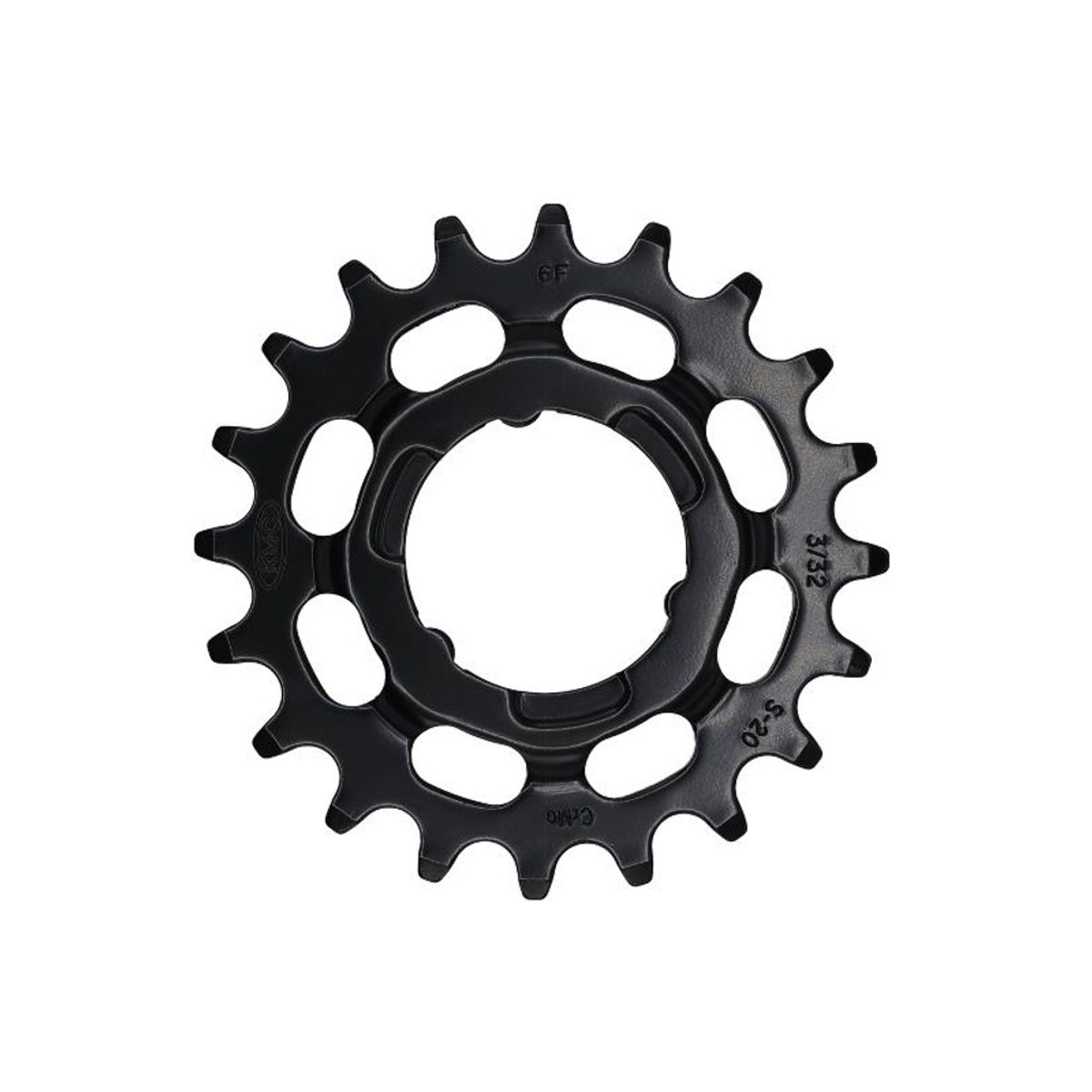 KMC Gearhjul - 3/32 - 20T - Til Shimano - Sort