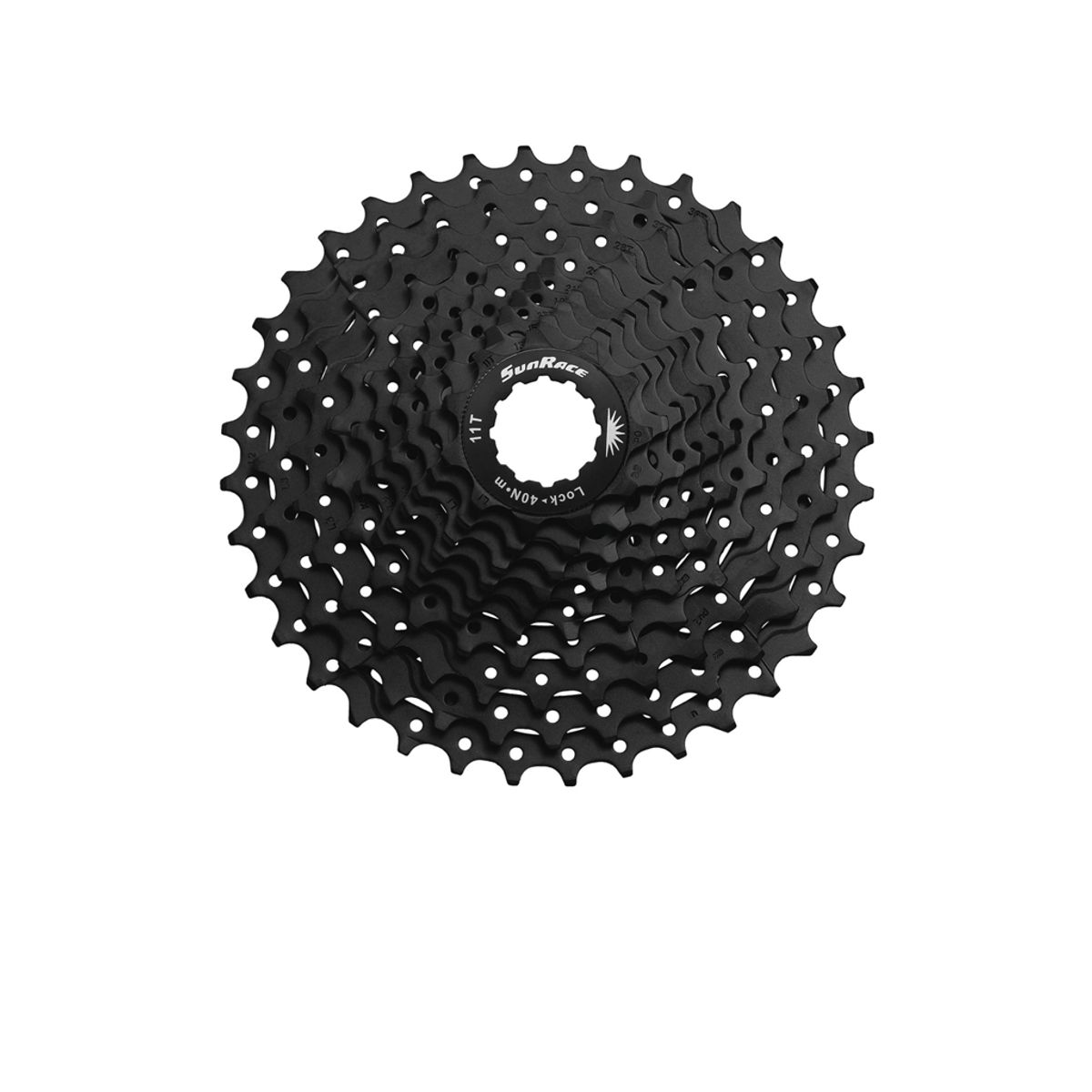 Sunrace CSMS1 - Kassette 10 gear - 11-36 tands - MTB - Til Shimano eller Sram - Sort