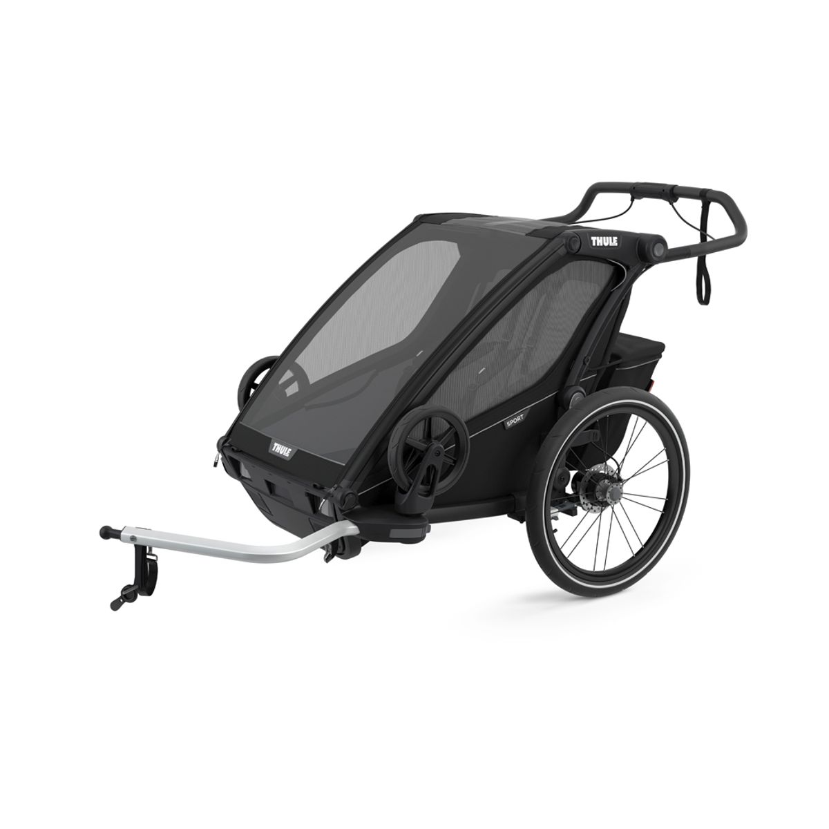 Thule Chariot Sport 2 - Multisportsltrailer til 1-2 børn - Midnight Black