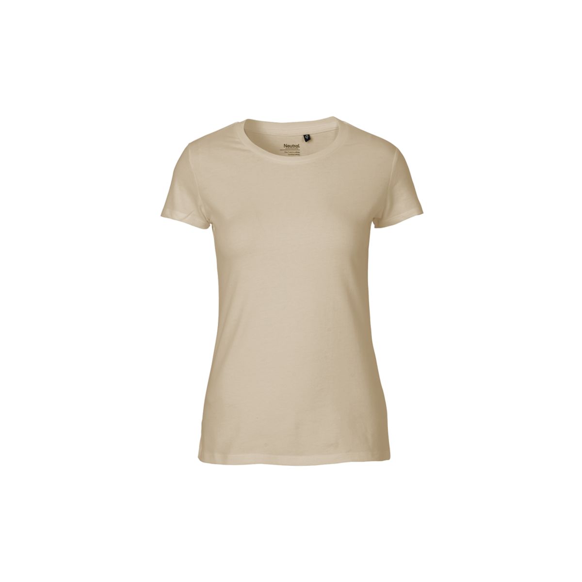 Dame Fit T-shirt Neutral O81001 str. S Sand