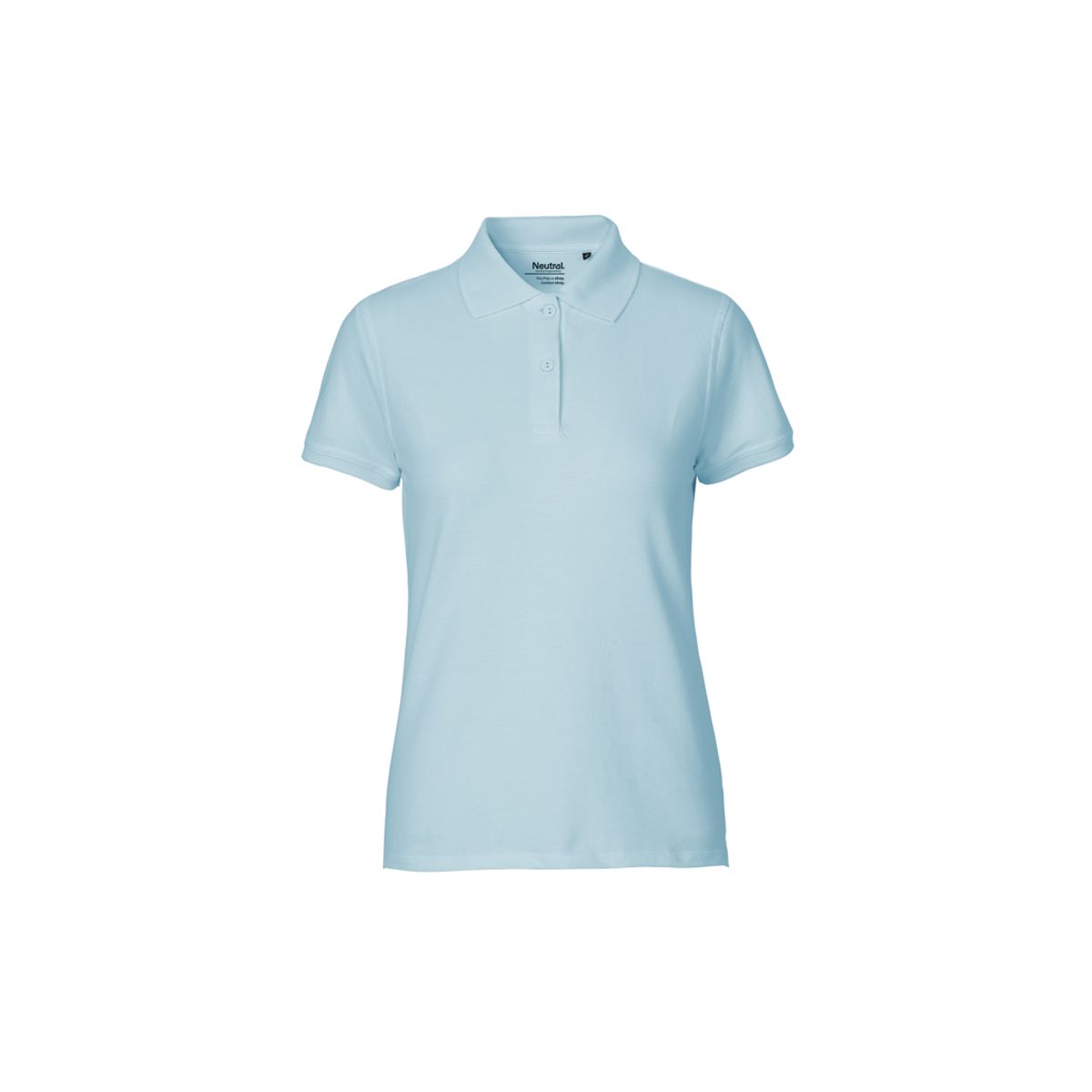 Dame Classic Polo Neutral O22980 str. XL Light Blue