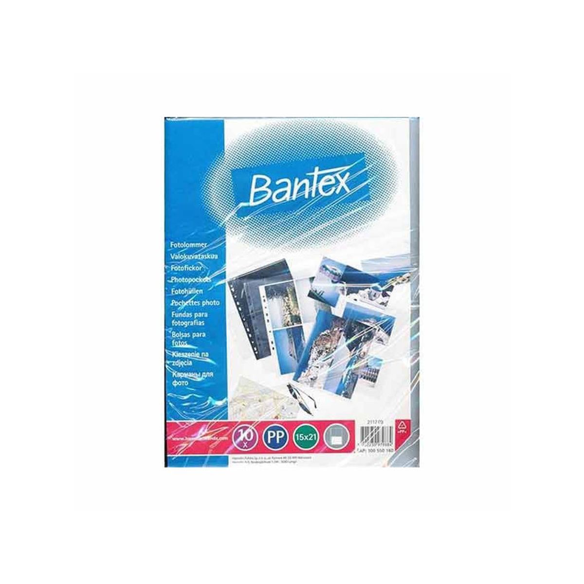 Fotolommer Bantex 15x21 CM