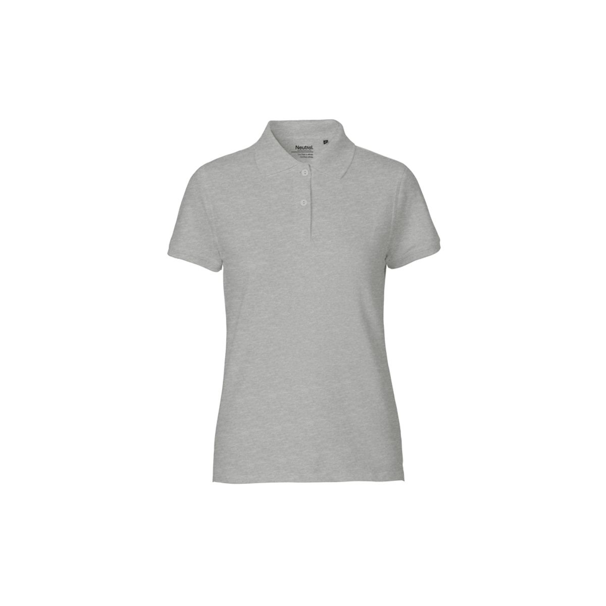 Dame Classic Polo Neutral O22980 str. L grå