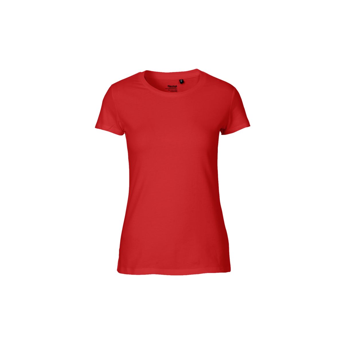 Dame Fit T-shirt Neutral O81001 str. XS rød